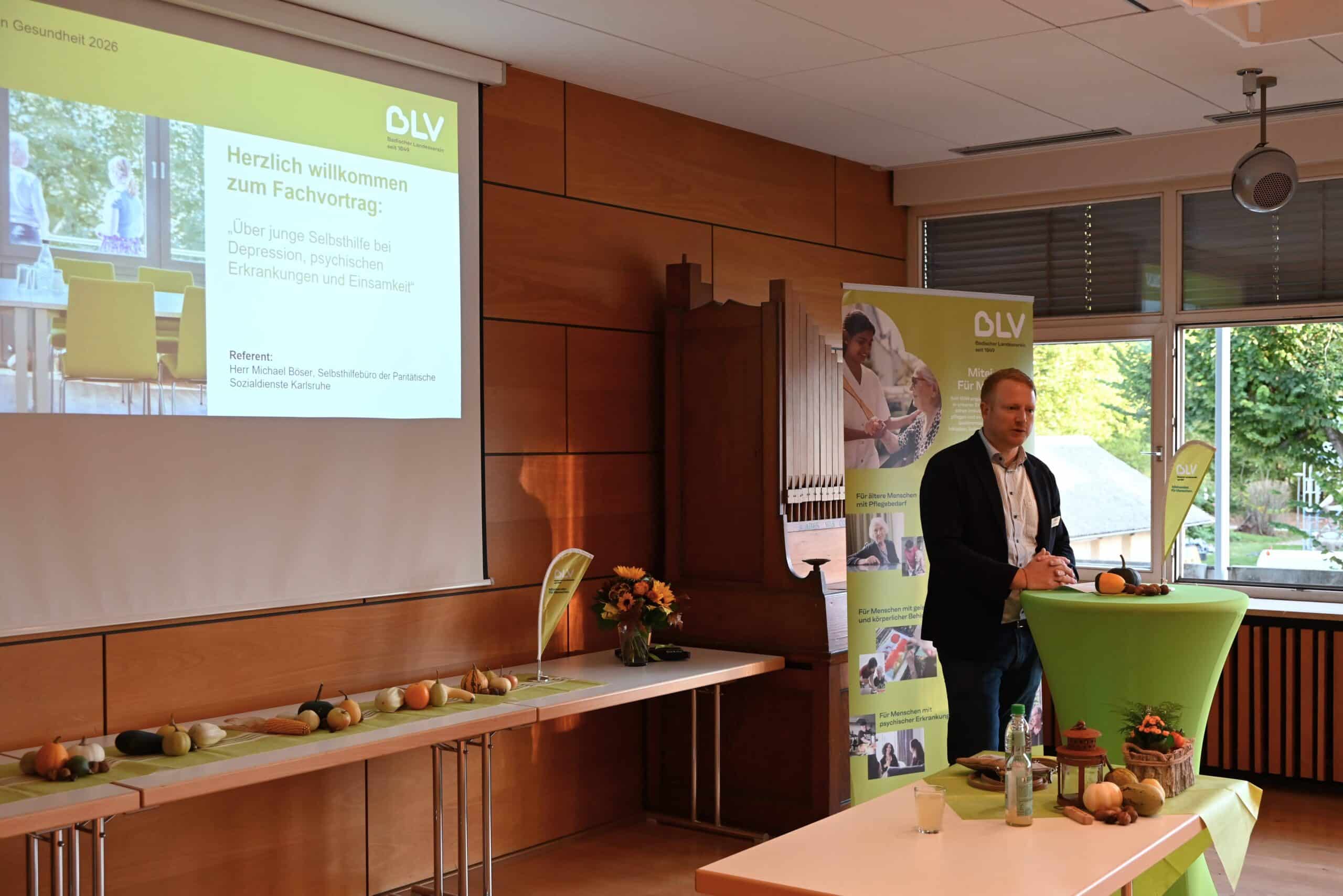 Christoph Röckinger bei seiner Begrüßungsrede.
